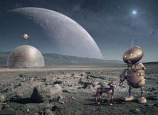 China planea construir una colonia en la Luna poblada de robots